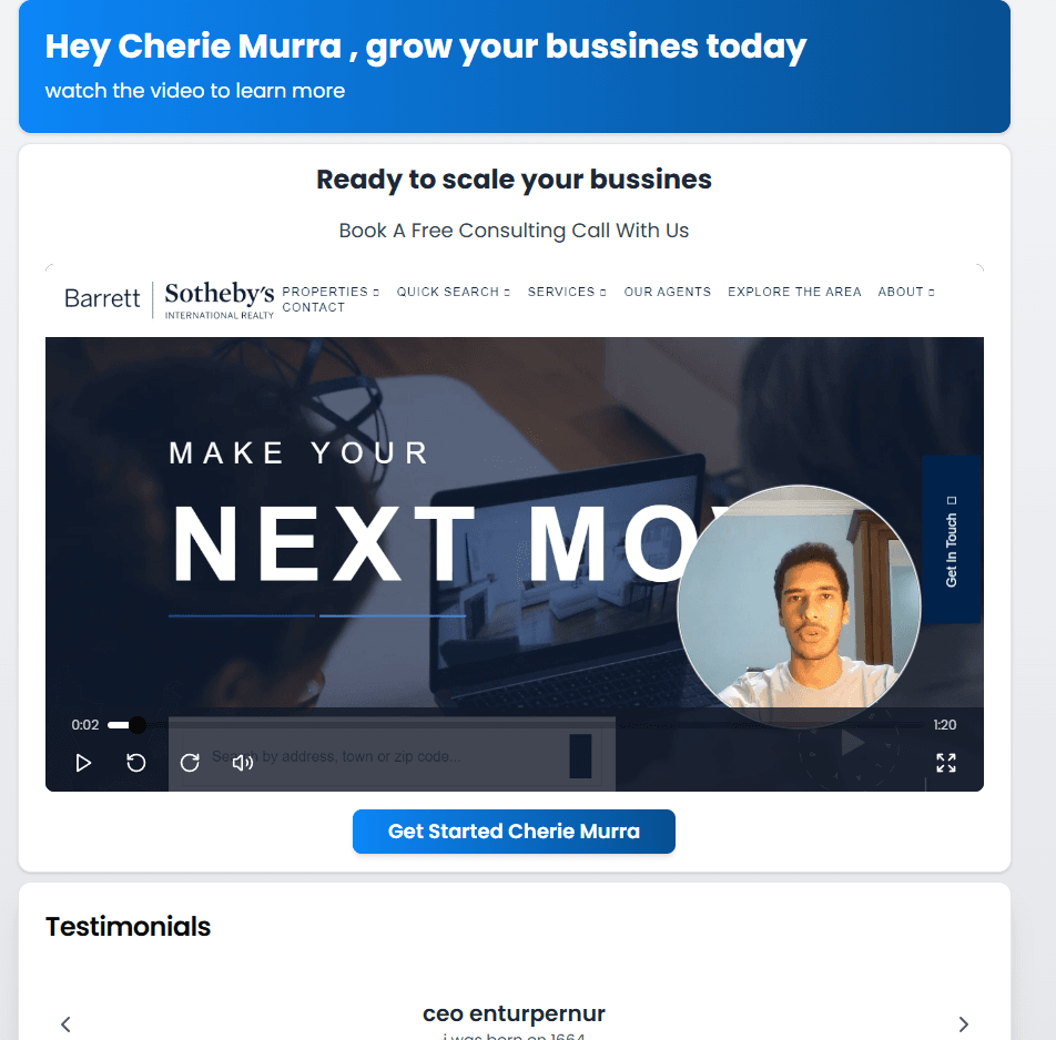 Content personalization dashboard